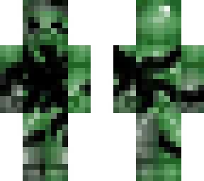 infected green steve