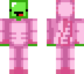 lime derp in a lucy axolotl suit