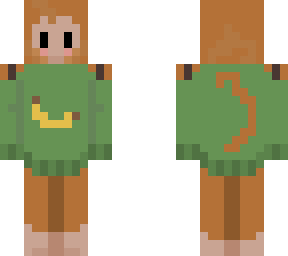 monkey in sweater