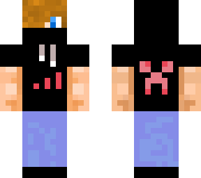 muscles guy with creeper and music