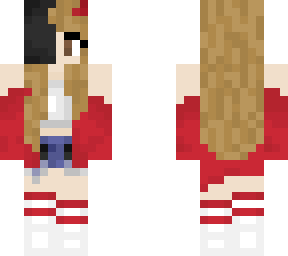 natedex's skin (black masked) (red long sleeve) (bootyshorts)