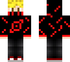 ollie but will clan logo and ripped black hoodie