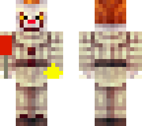 pennywise with balloon and paper ship