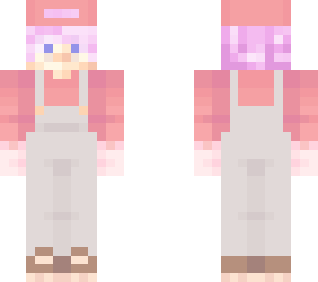 pink haired person
