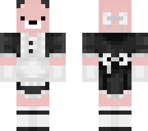 pink wallibear in maid dress