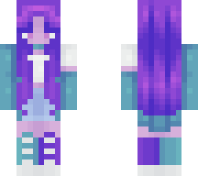 purple & cyan
