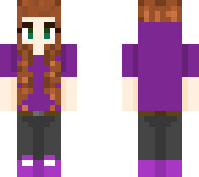 purple hoodie girl?