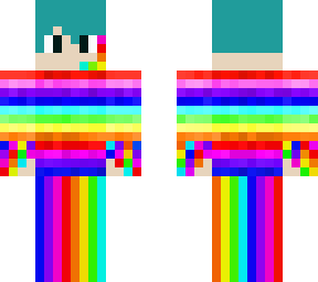 rainbow gamer boy