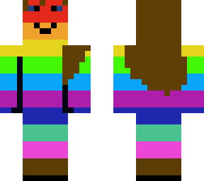 rainbow girl