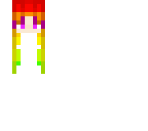 rainbow girl