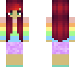 rainbow girl hair by: melanyopris link in desc