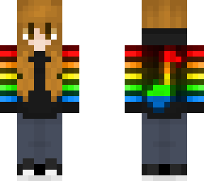 rainbow music girl
