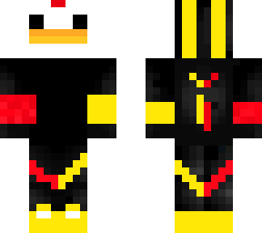 red and yellow chicken