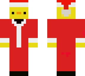 santa winter cute chick