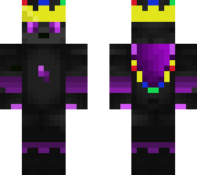 shadow wolf with crown