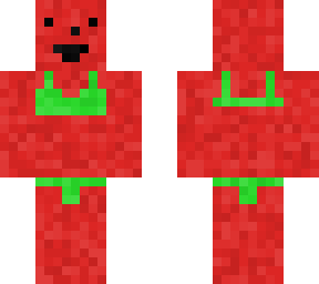 sour patch kid in a bikini