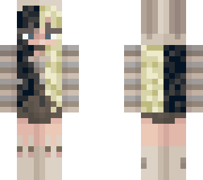 aesthetic bunny hat split dye girl