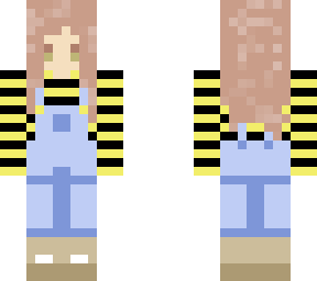 bee shirt with overalls
