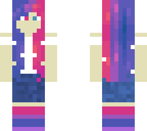 bi pride hair by: ninjanissen link in desc