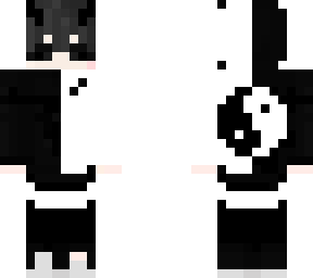 black/white demon but yin yang