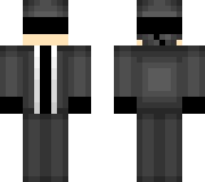 blindfolded person