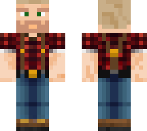 blonde lumberjack