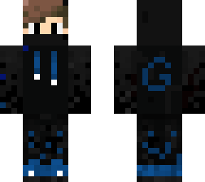blue cool boy with headseds