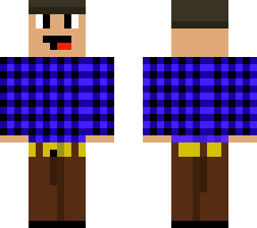 blue lumber beany