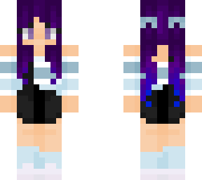 blue outfit
