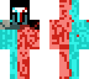 blue red villager