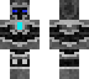 blue robot skin