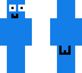 blue with a crack