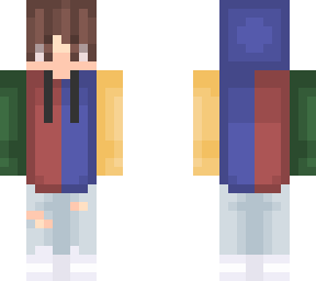 boy - patchwork hoodie