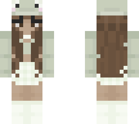 brown haired froggy girl