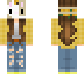 bunny mask girl