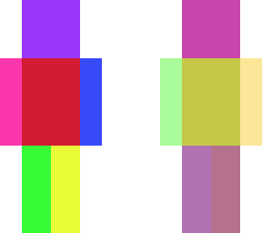 colored blocks skin