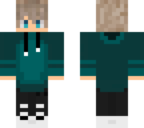 cyan hoodie (hood down)