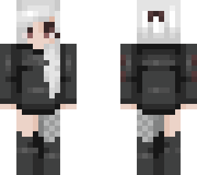 edited white hair goth