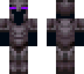 enderman with.... netherite armour?!