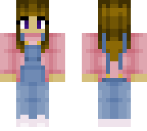 girl with dungarees