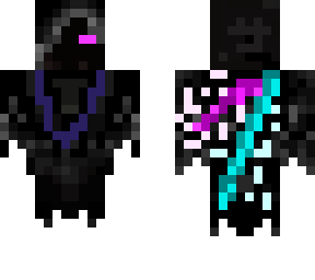 grim reaper with super sythe on his back