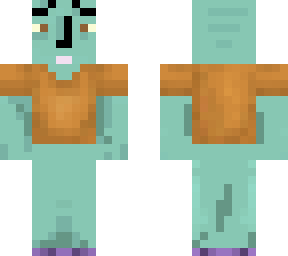 Handsome Squidward Minecraft Skins