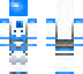 light blue astronaut