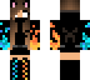 magma ice wolf herobrine girl
