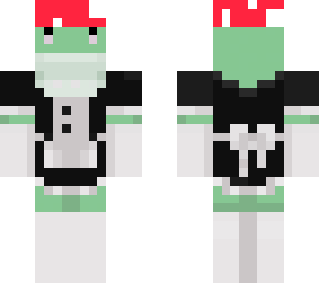 maid dress mushroom frog redone