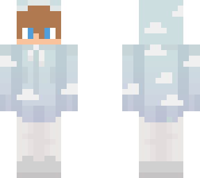 me in a cloud hoodie