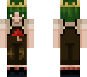 mushroom overalls