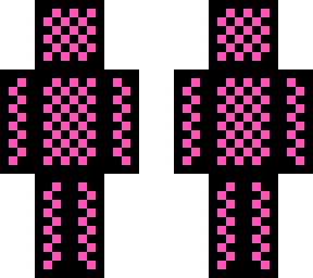 neon pink character