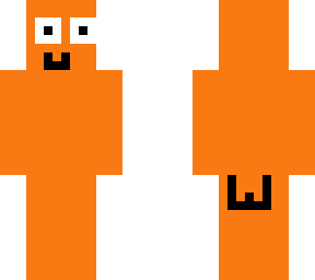 orange with a crack