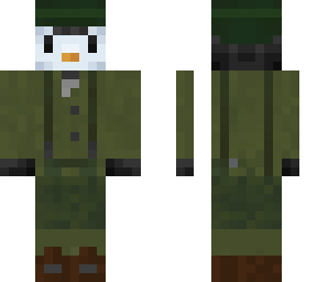 penguin soldier us ww2 marine (use in slime and with 3d for beautiful skin)